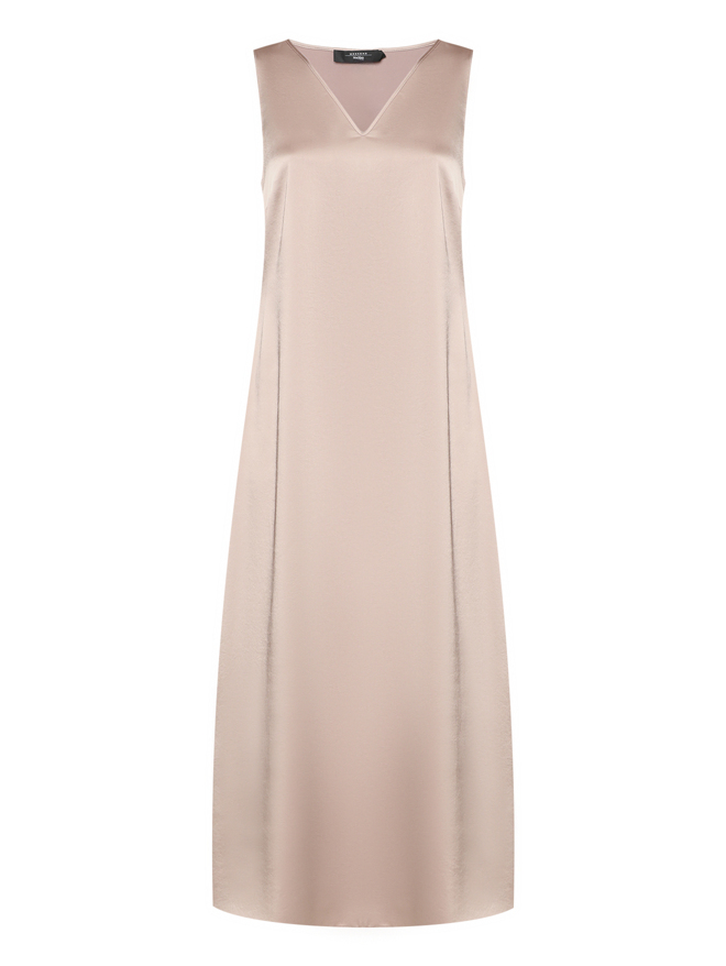 Weekend Max Mara Атласное платье-миди