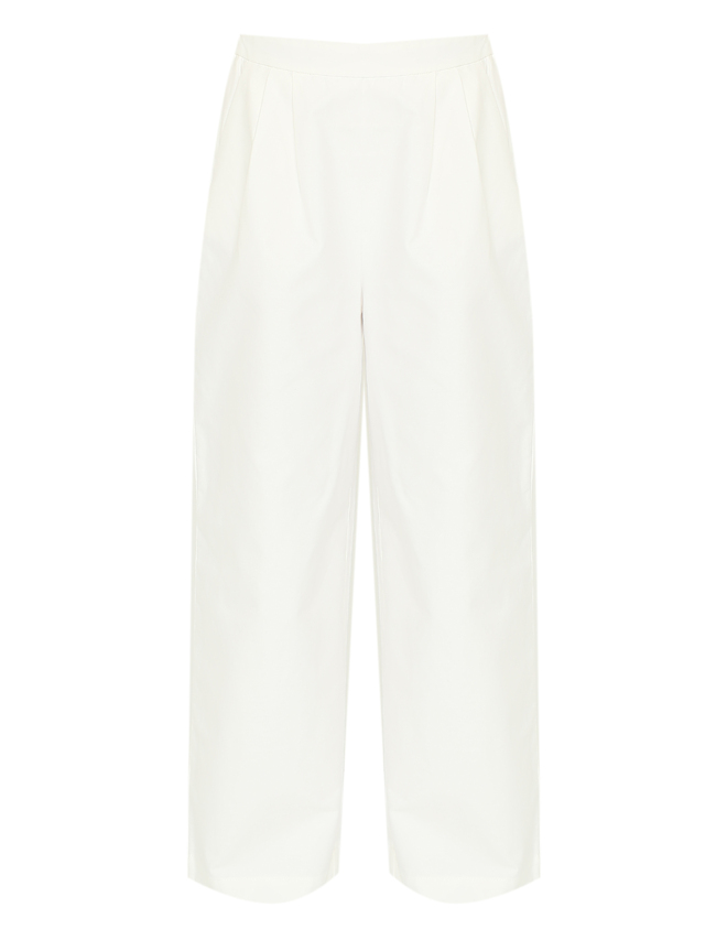 Ermanno Scervino Junior Укороченные брюки из хлопка