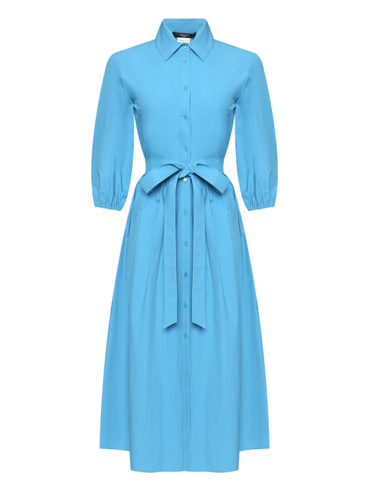 Weekend Max Mara Платье из хлопка с поясом