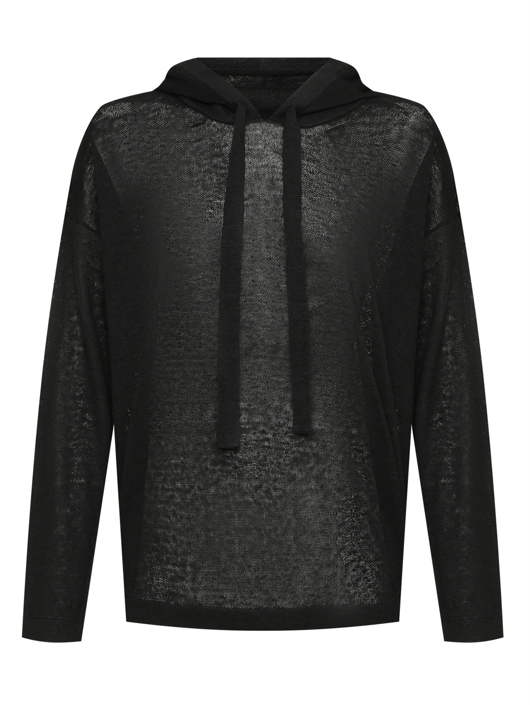 Max Mara Джемпер из льна с капюшоном