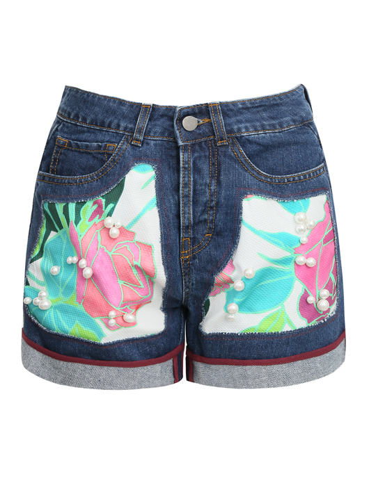 Isola Marras Шорты с узором из хлопка