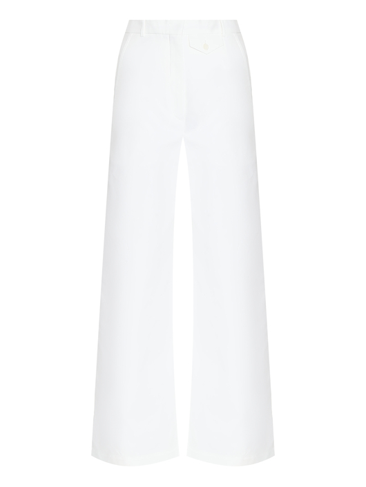 Sportmax Широкие брюки из хлопка