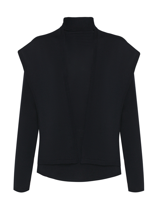 Max Mara Свитер из шерсти в коплекте с шарфом