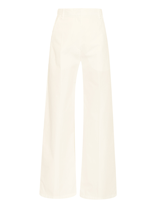 Sportmax Однотонные брюки из хлопка