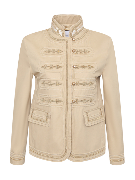 Ermanno Scervino Жакет из хлопка с декором