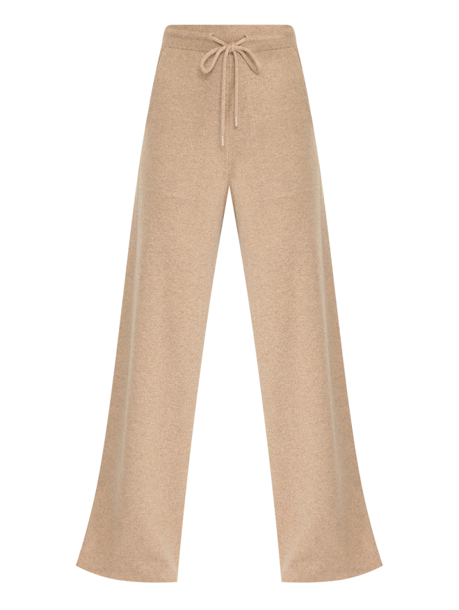 Max Mara Брюки на резинке из шерсти и кашемира