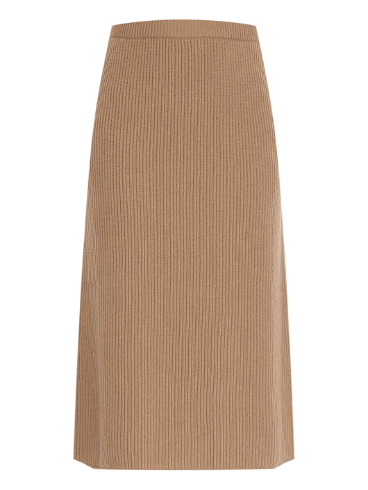 Max Mara Юбка трикотажная из шерсти и кашемира