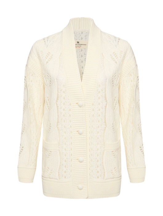 Ermanno Scervino Кардиган крупной вязки