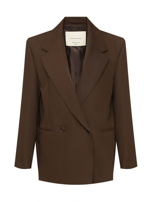 Weekend Max Mara Двубортный жакет из шерсти
