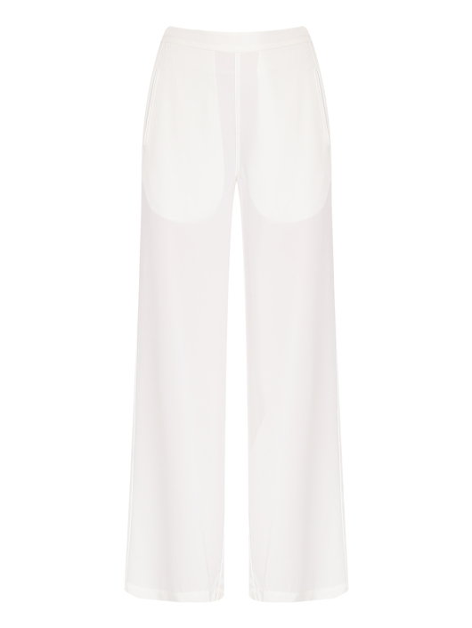 Allude Брюки из шелка на резинке
