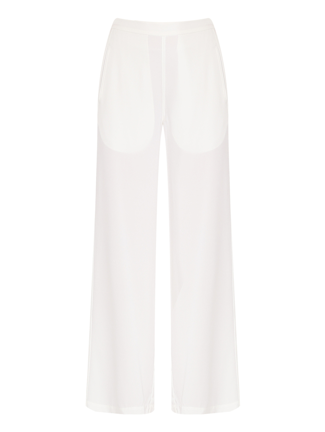 Allude Брюки из шелка на резинке