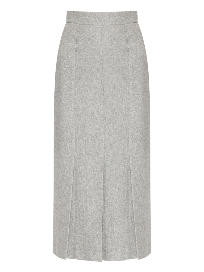 Ermanno Scervino Юбка из смешанной шерсти на молнии