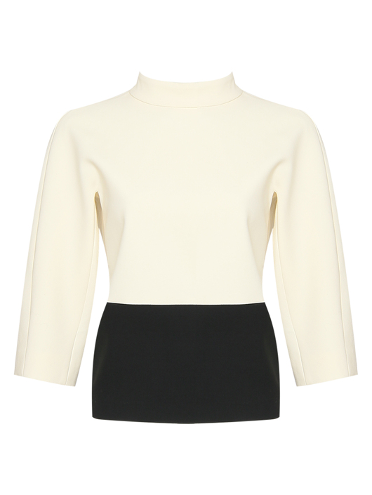 Max Mara Блуза из шерсти на молнии