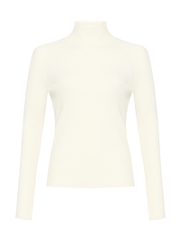 Max Mara Водолазка из шерсти в рубчик