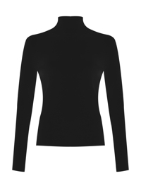 Max Mara Водолазка из шерсти в рубчик