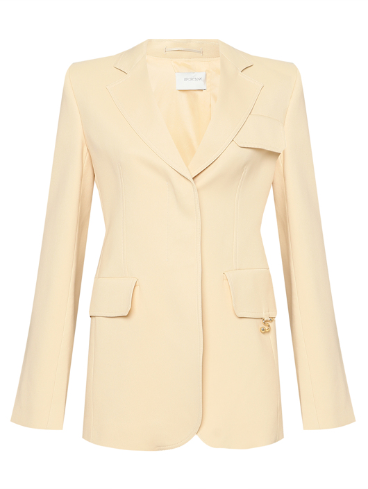Sportmax Жакет из смешанного хлопка