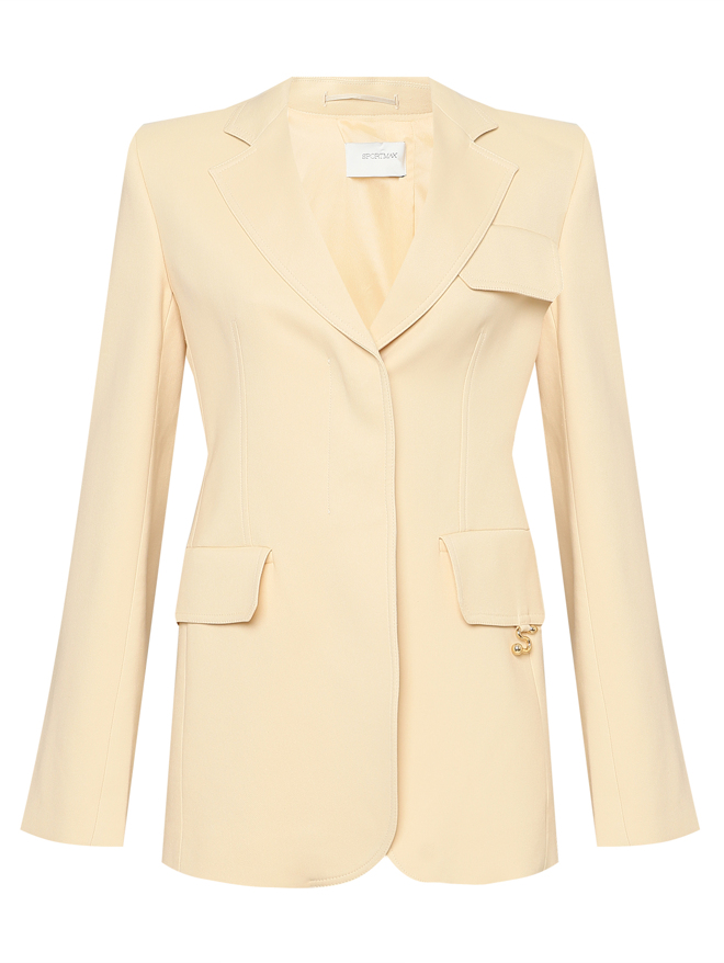 Sportmax Жакет из смешанного хлопка