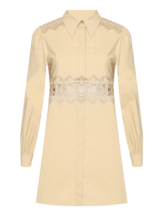 Alberta Ferretti Платье-мини с вышивкой