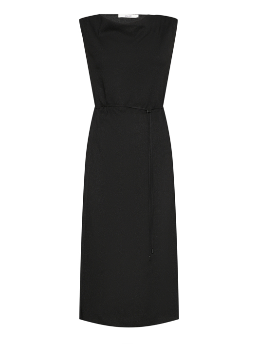 Laurel Платье из жатой ткани с поясом
