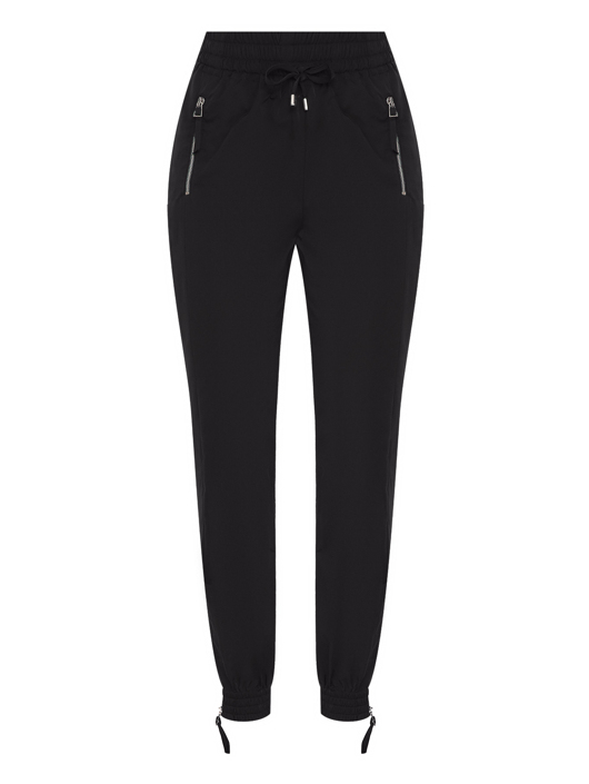 Ermanno Scervino Брюки на резинке с молниями