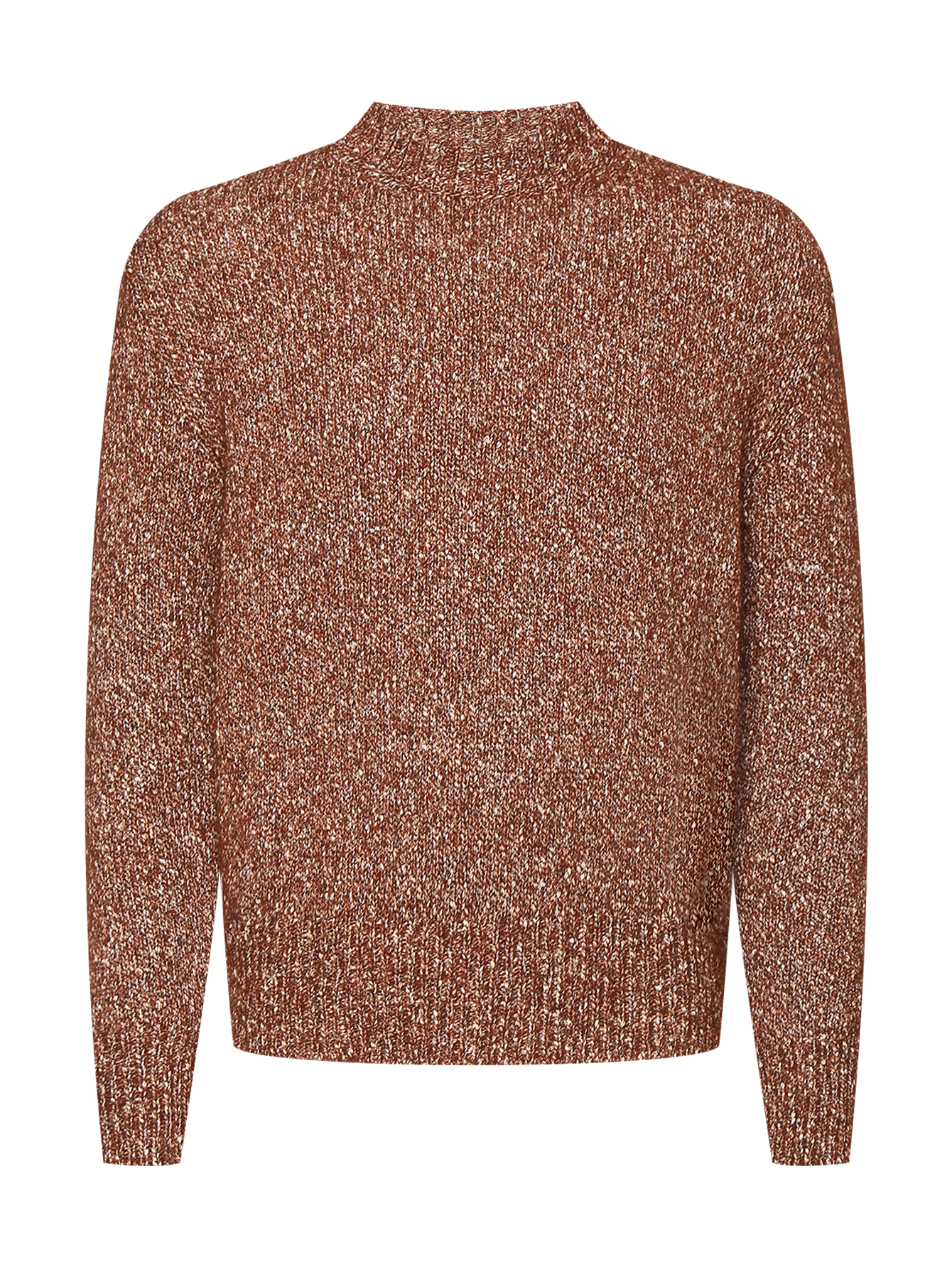 LARDINI Джемпер из хлопка и шерсти с узором