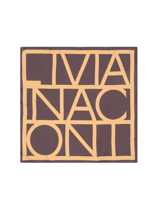 Liviana Conti Платок из шелка с узором