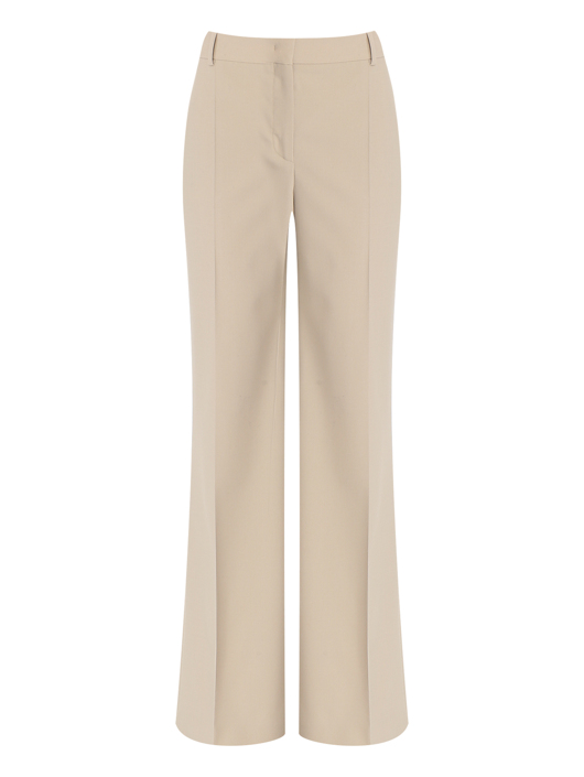 Alberta Ferretti Брюки из шерсти прямого кроя