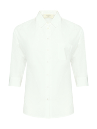 Weekend Max Mara Рубашка из хлопка с накладным карманом