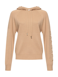 Max Mara Джемпер с капюшоном и стразами