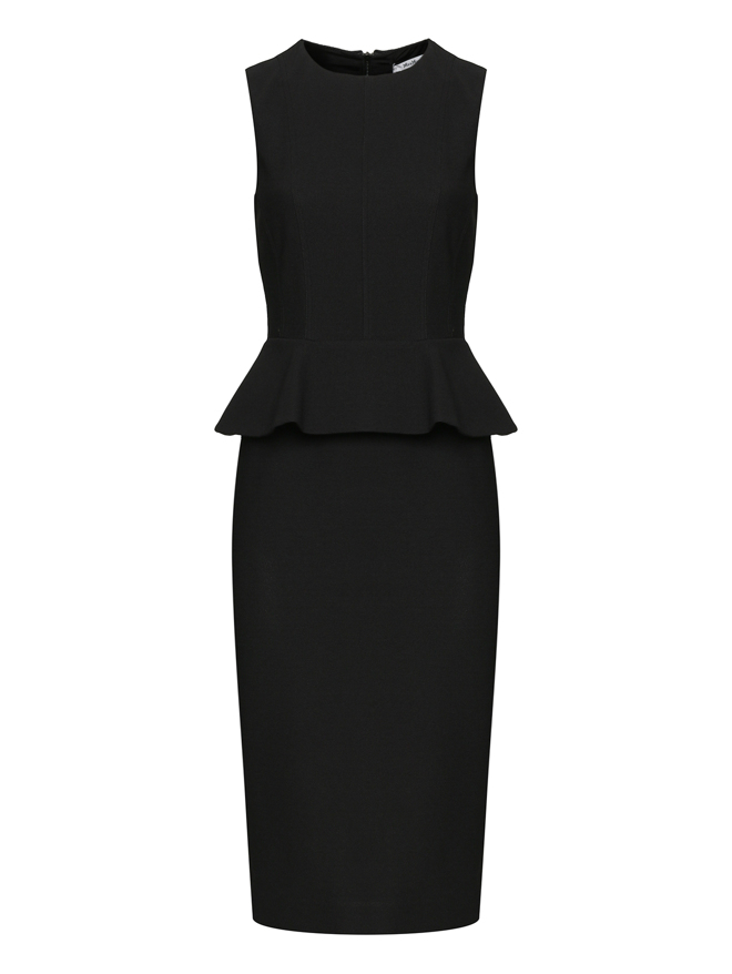 Max Mara Платье-футляр с баской