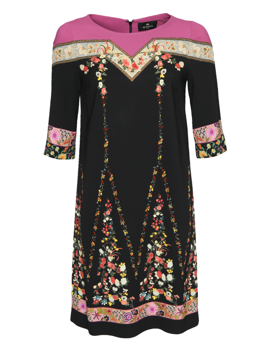 Etro Платье свободного кроя с узором