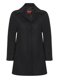 Max Mara Полупальто из шерсти с карманами