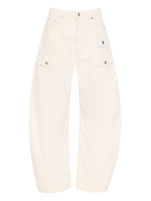 Sportmax Джинсы из хлопка с карманами