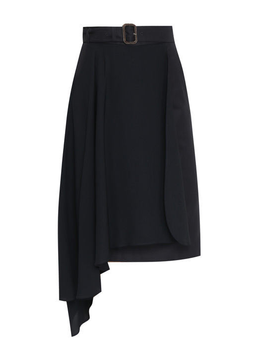 Weekend Max Mara Юбка из хлопка ассиметричного кроя