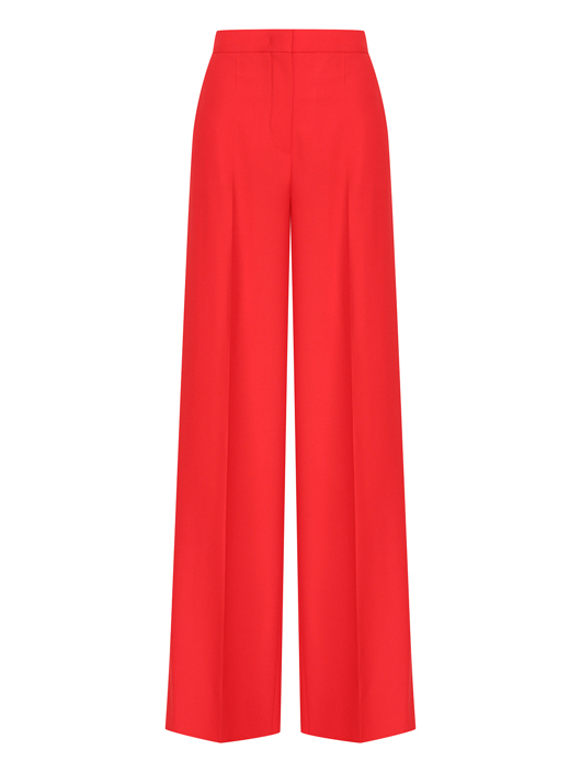 Max Mara Широкие брюки из шерсти