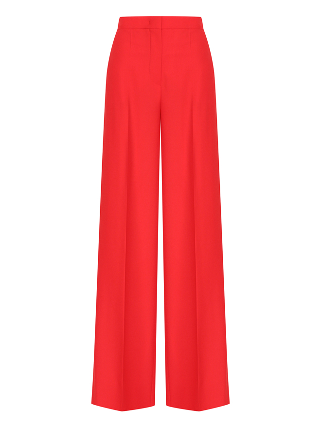 Max Mara Широкие брюки из шерсти