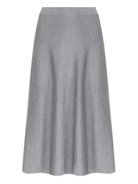 Allude Однотонная юбка из шерсти на резинке