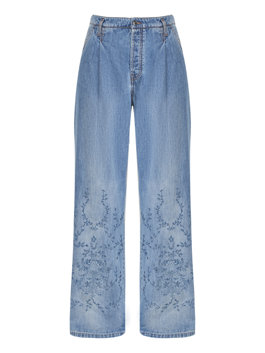 Ermanno Scervino Джинсы из хлопка с декором