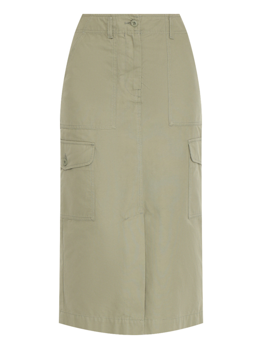 Weekend Max Mara Юбка из хлопка с карманами