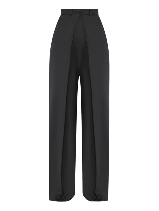 Sportmax Брюки из хлопка со складками