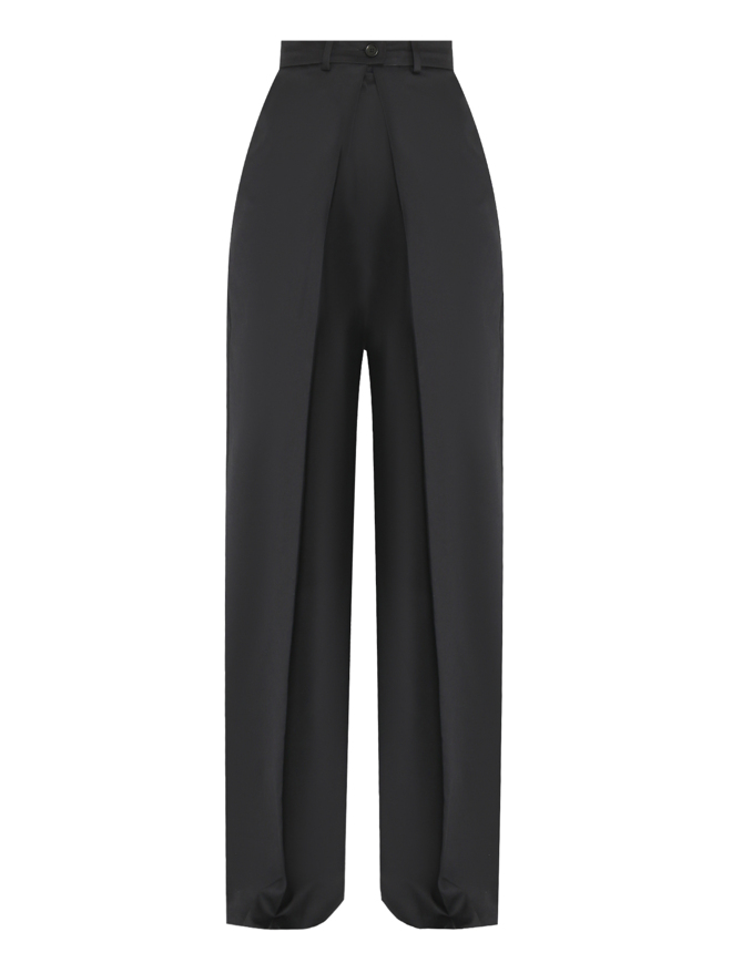 Sportmax Брюки из хлопка со складками