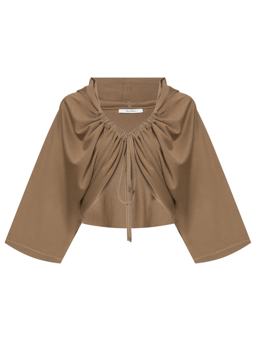 Max Mara Кардиган из шерсти с капюшоном