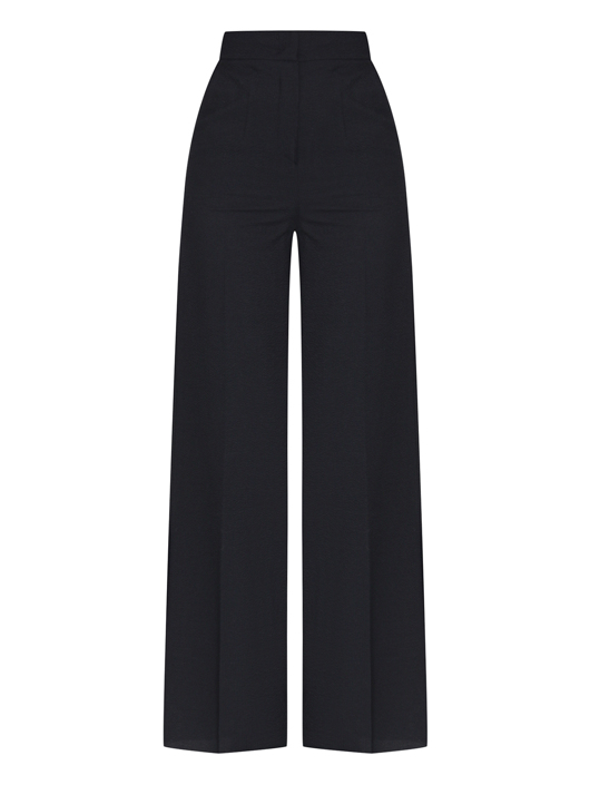 Max Mara Брюки-палаццо из шерсти