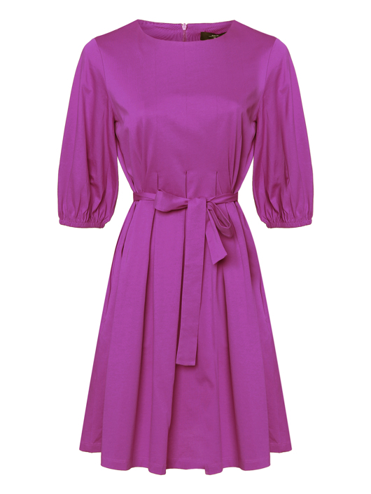 Weekend Max Mara Однотонное платье из хлопка