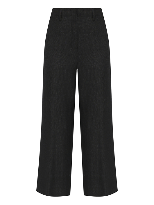 Max Mara Укороченные брюки из льна и хлопка