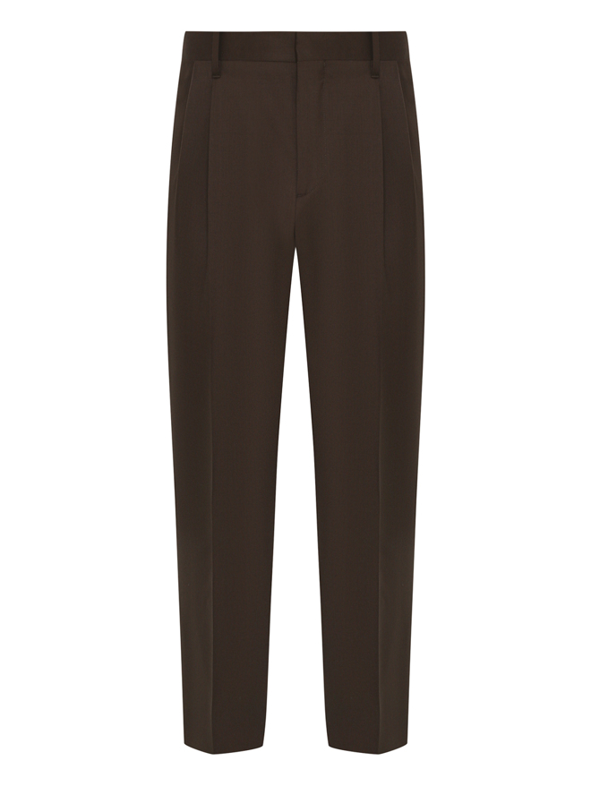 LARDINI Широкие брюки из шерсти