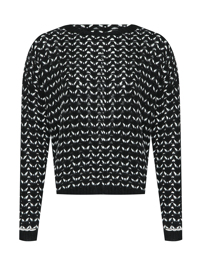 Max Mara Джемпер из смесовой шерсти декорированный кристаллами