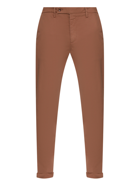 Harmont & Blaine Однотонные брюки из хлопка