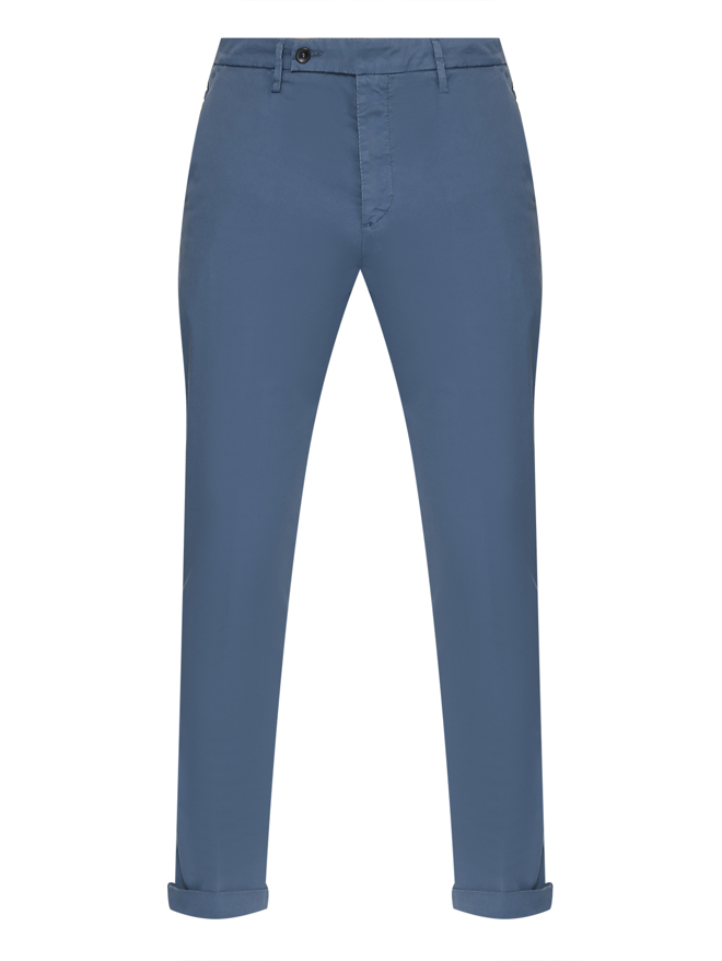 Harmont & Blaine Однотонные брюки из хлопка