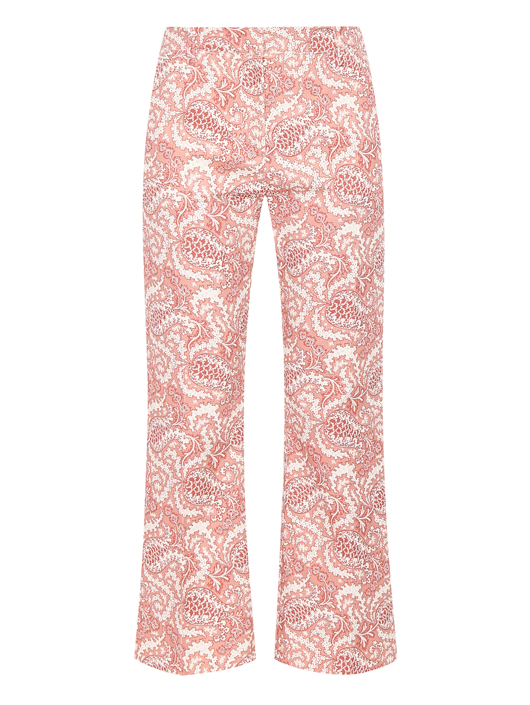 Weekend Max Mara Брюки из хлопка с узором